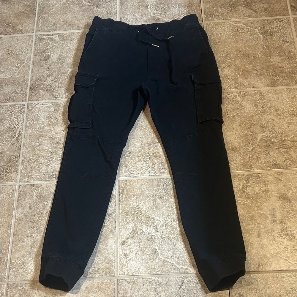 Men's Black Cargo Pants